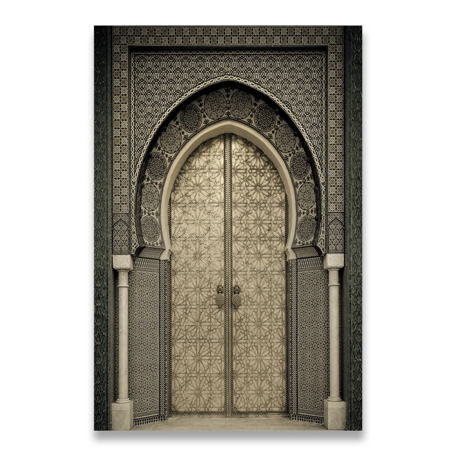 Tableau islamique portes de mosquées du Maroc décoration maison